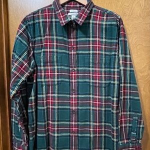 L.L. Bean Scotch Plaid Tunic, Women's Regular XL